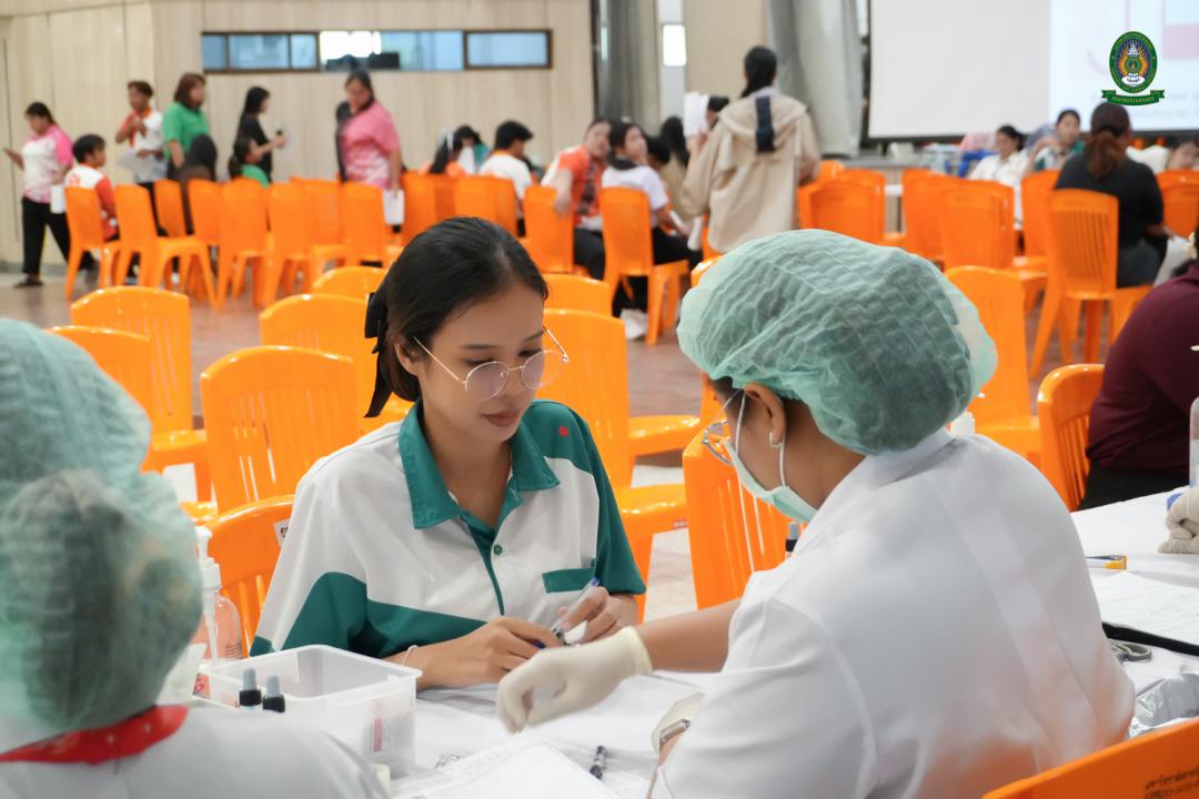 1. โครงการ "ราชภัฏร่วมจิต บริจาคโลหิตต่อชีวิตเพื่อนมนุษย์ ครั้งที่ 12